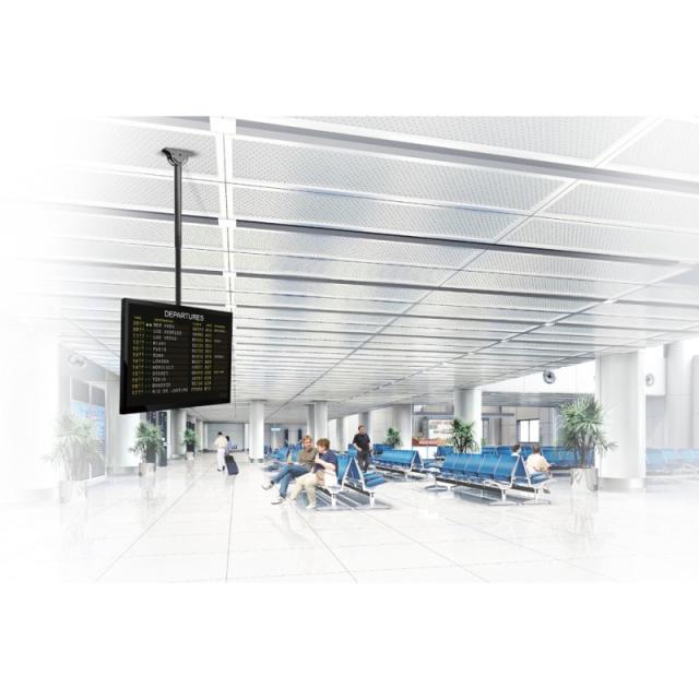 Neomounts - NM-C440BLACK Soporte de techo para monitor/TV 32-60" - alt. 56-91 cm