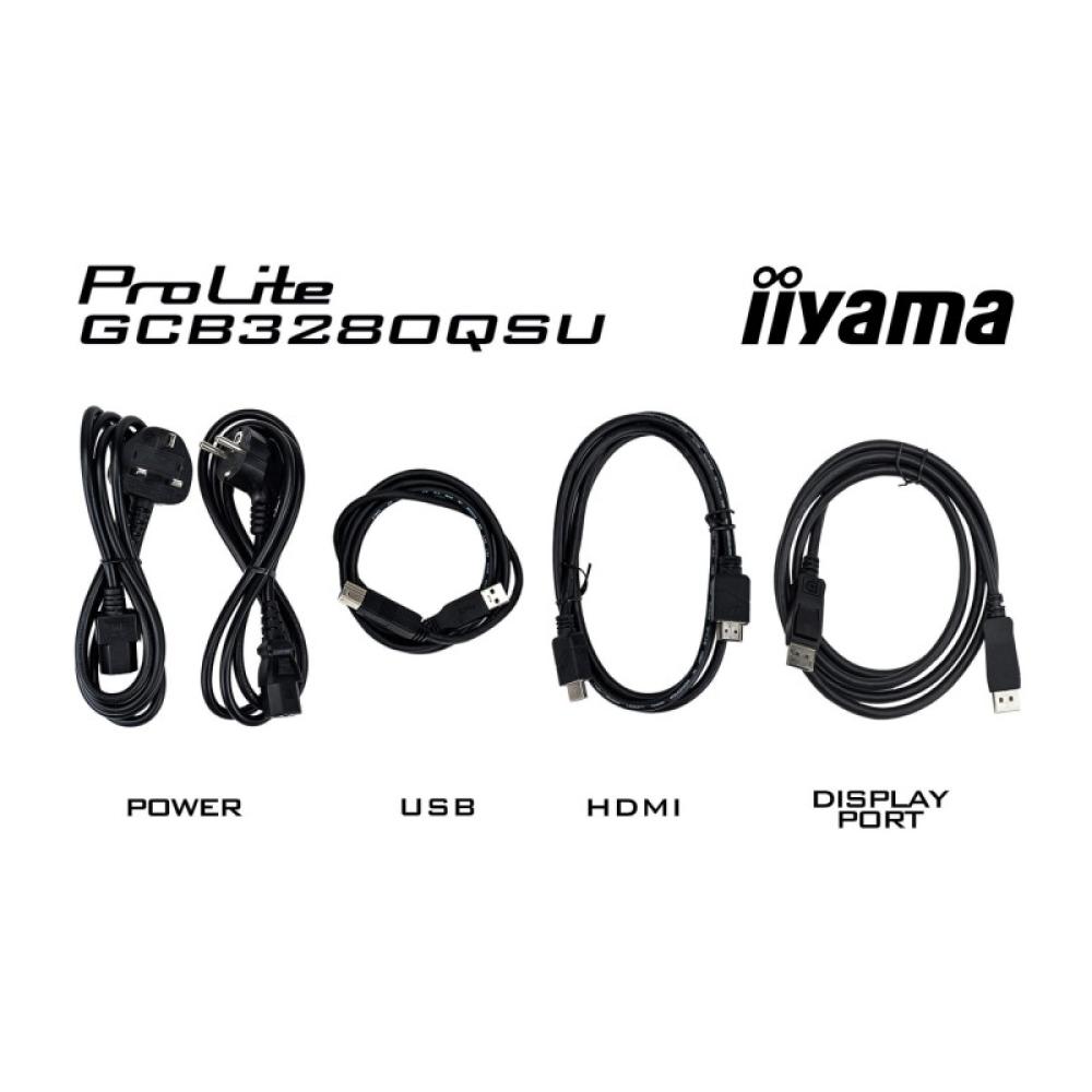 iiyama - G-MASTER GCB3280QSU-B2 pantalla para PC 80 cm (31.5") 2560 x 1440 Pixeles Dual QHD LED Negro