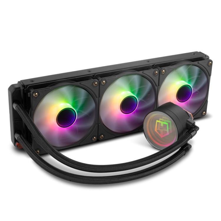 NOX - Hummer H-360 ARGB Procesador Sistema de refrigeración líquida todo en uno 12 cm Negro 1 pieza(s)