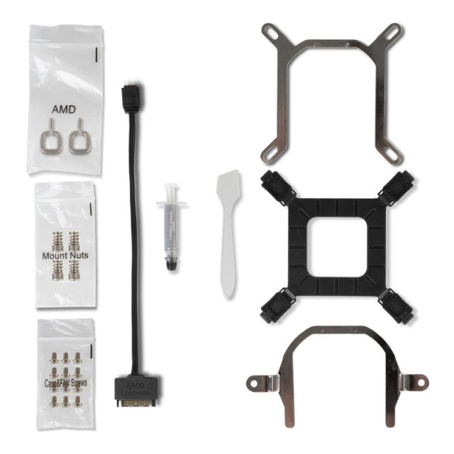 NOX - Hummer H-360 ARGB Procesador Sistema de refrigeración líquida todo en uno 12 cm Negro 1 pieza(s)