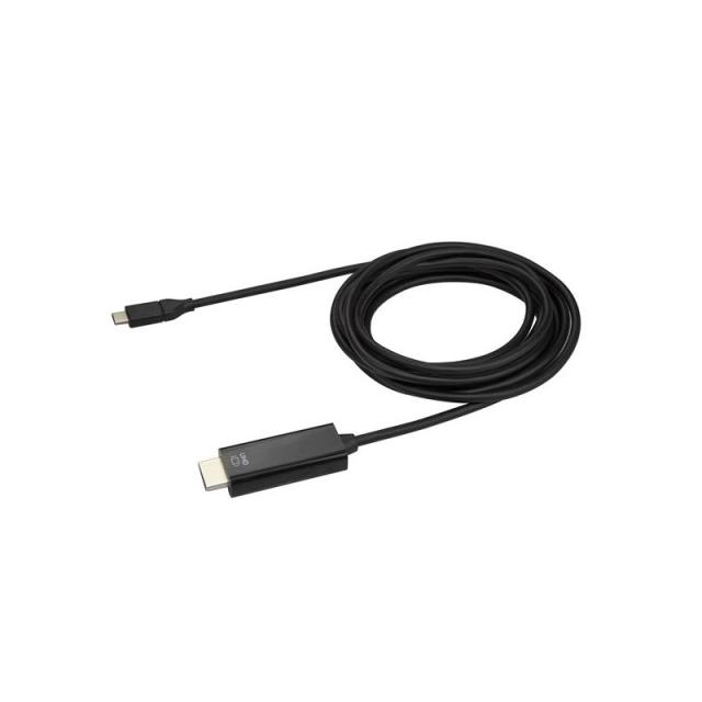StarTech.com - Cable de 3m USB C a HDMI - Cable Adaptador de Vídeo USB Tipo C a HDMI 2.0 4K de 60Hz - Compatible con Thunderbolt