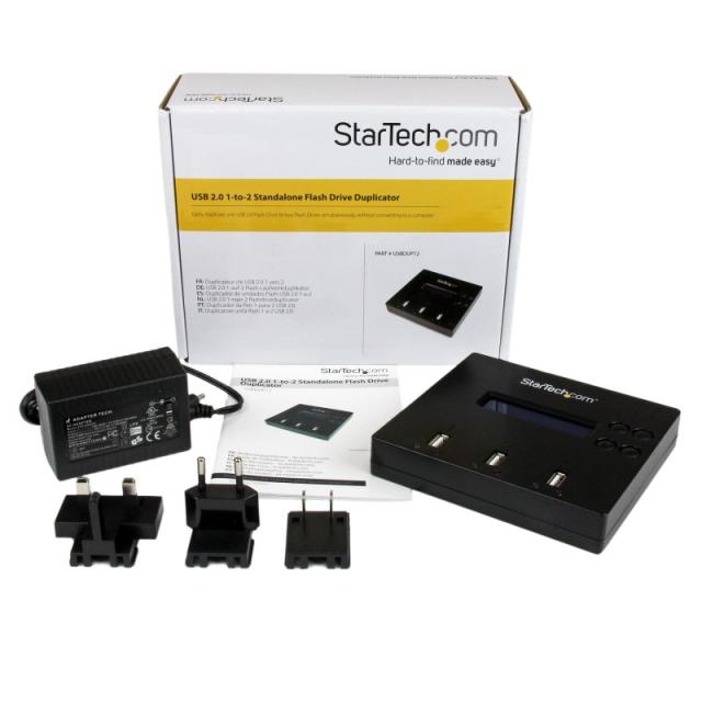 StarTech.com - Clonador Autónomo 1:2 para Memorias USB - Copiador de Unidades de Memoria USB - Copia Sector por Sector de Sistem