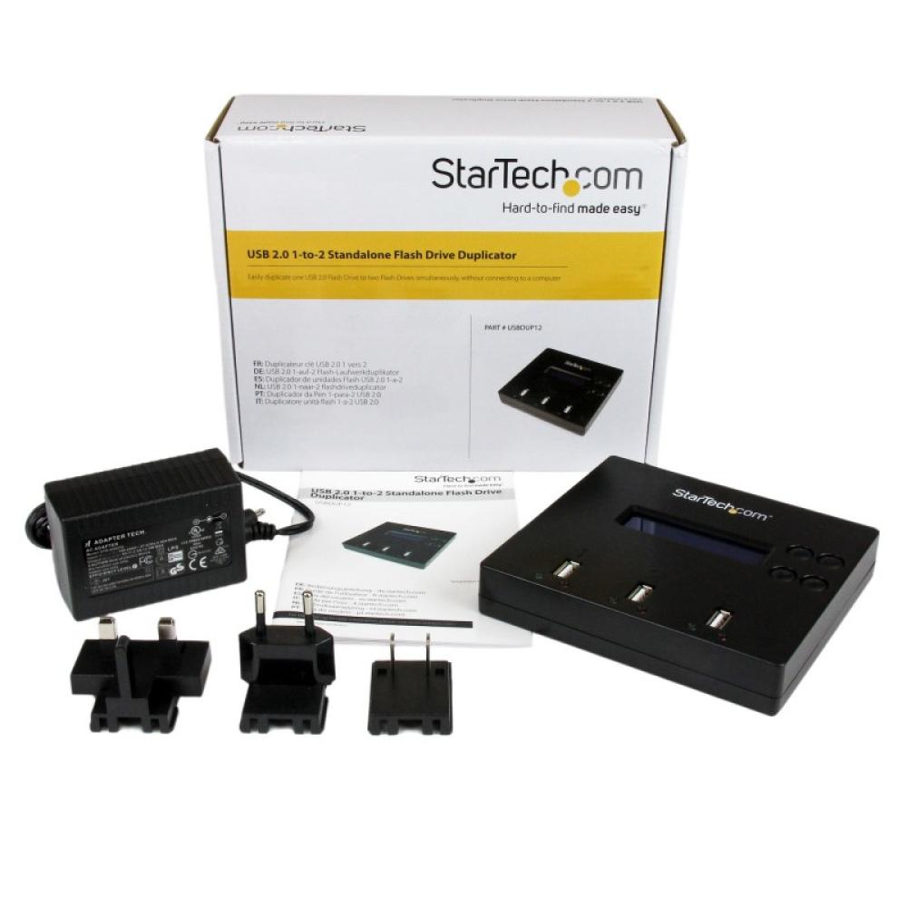 StarTech.com - Clonador Autónomo 1:2 para Memorias USB - Copiador de Unidades de Memoria USB - Copia Sector por Sector de Sistem