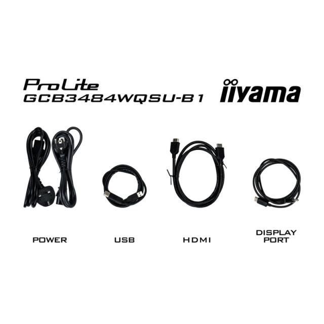 iiyama - G-MASTER GCB3484WQSU-B1 pantalla para PC 86,4 cm (34") 3440 x 1440 Pixeles UltraWide Quad HD LED Negro