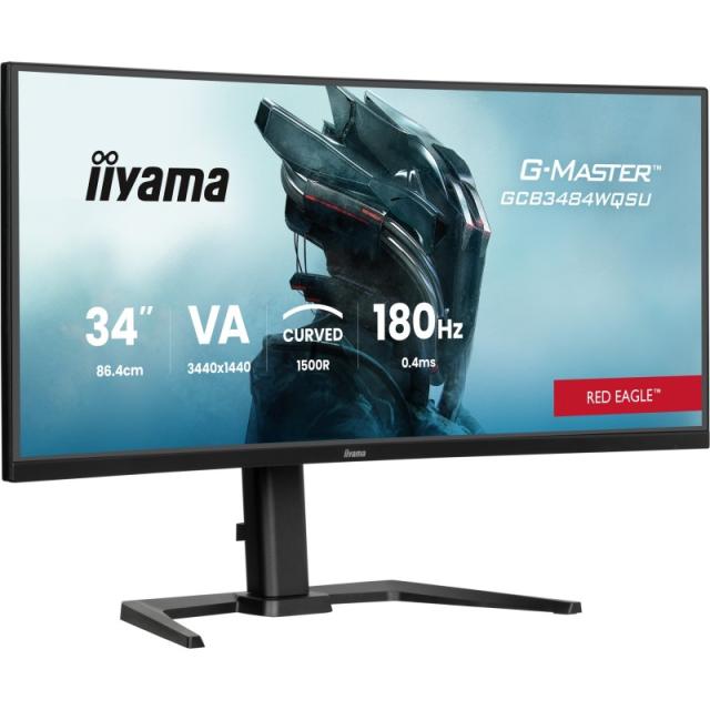 iiyama - G-MASTER GCB3484WQSU-B1 pantalla para PC 86,4 cm (34") 3440 x 1440 Pixeles UltraWide Quad HD LED Negro
