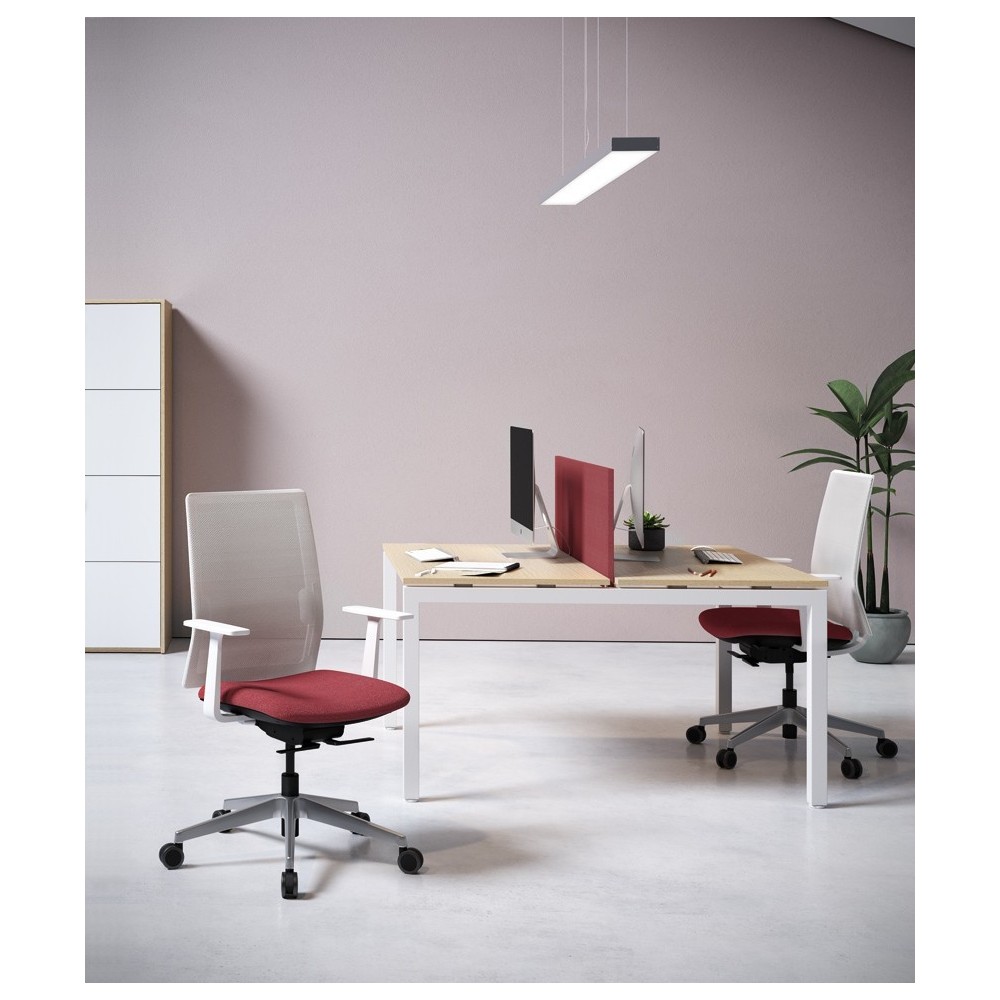 Silla Sentis Blanca Respaldo Alto