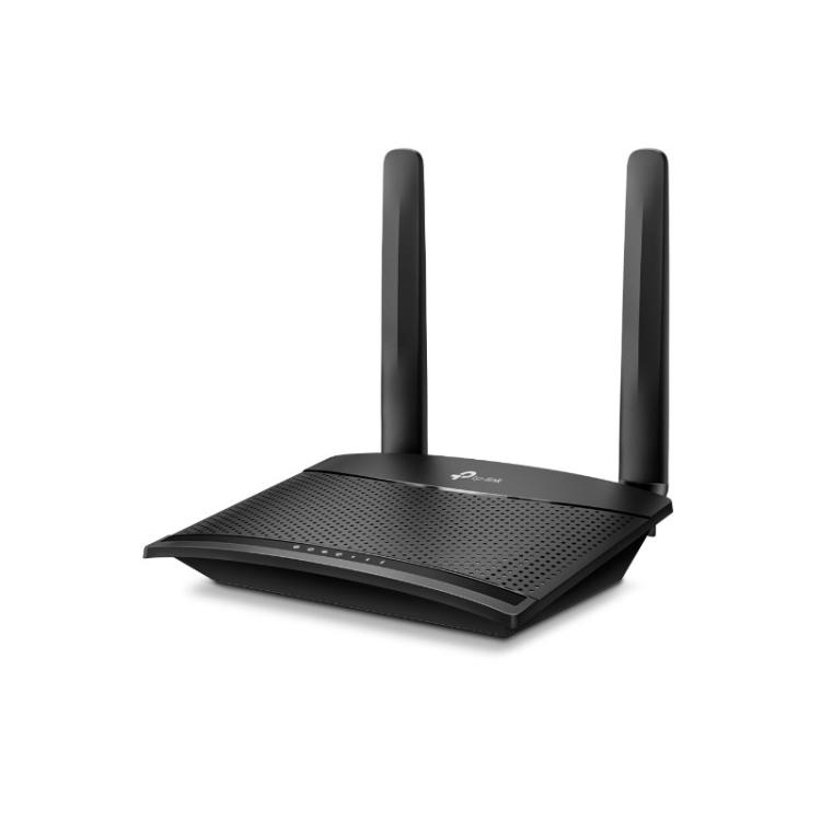 TP-Link - TL-MR100 router inalámbrico Ethernet rápido Banda única (2,4 GHz) 4G Negro