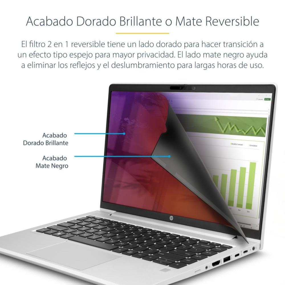 StarTech.com - 14G-PRIVACY-SCREEN filtro para monitor 35,6 cm (14") Portátil Filtro de privacidad para pantallas sin marco