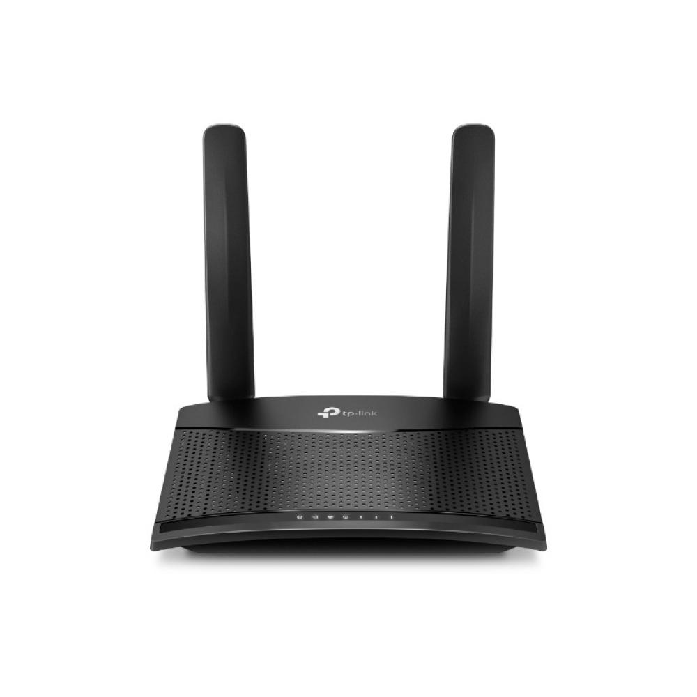 TP-Link - TL-MR100 router inalámbrico Ethernet rápido Banda única (2,4 GHz) 4G Negro