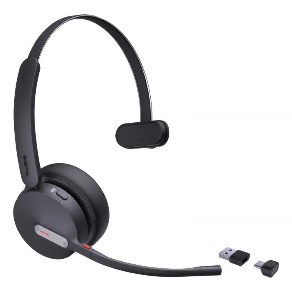 Yealink - BH70 Mono Teams Auriculares Inalámbrico Diadema Oficina/Centro de llamadas USB Type-C / USB Type-A Bluetooth Negro