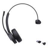 Yealink - BH70 Mono Teams Auriculares Inalámbrico Diadema Oficina/Centro de llamadas USB Type-C / USB Type-A Bluetooth Negro