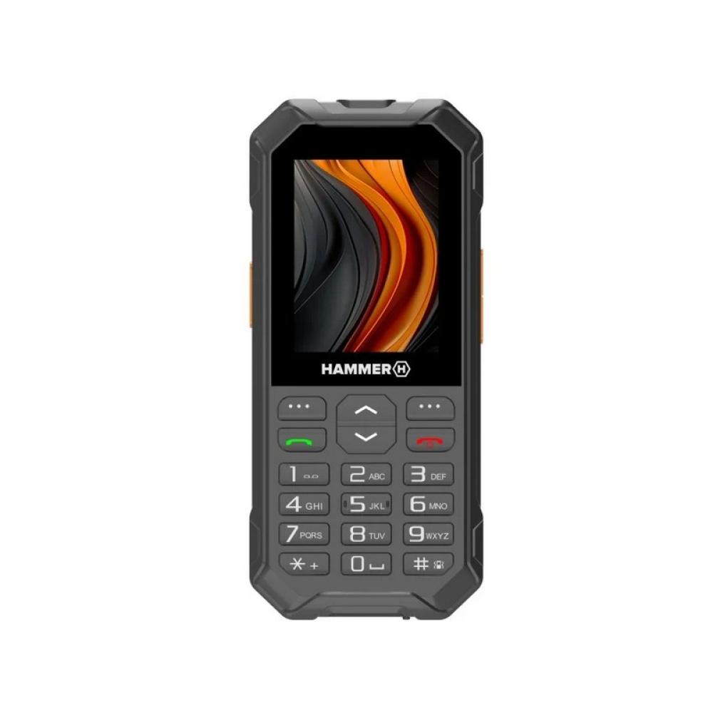 HAMMER - 6 LTE 6,1 cm (2.4") Negro, Naranja Teléfono resistente