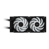 GIGABYTE - AORUS WATERFORCE II 240 Refrigerador de CPU líquido AIO - 2x ventiladores ARGB de 120 mm, mecanismo de conexión desli