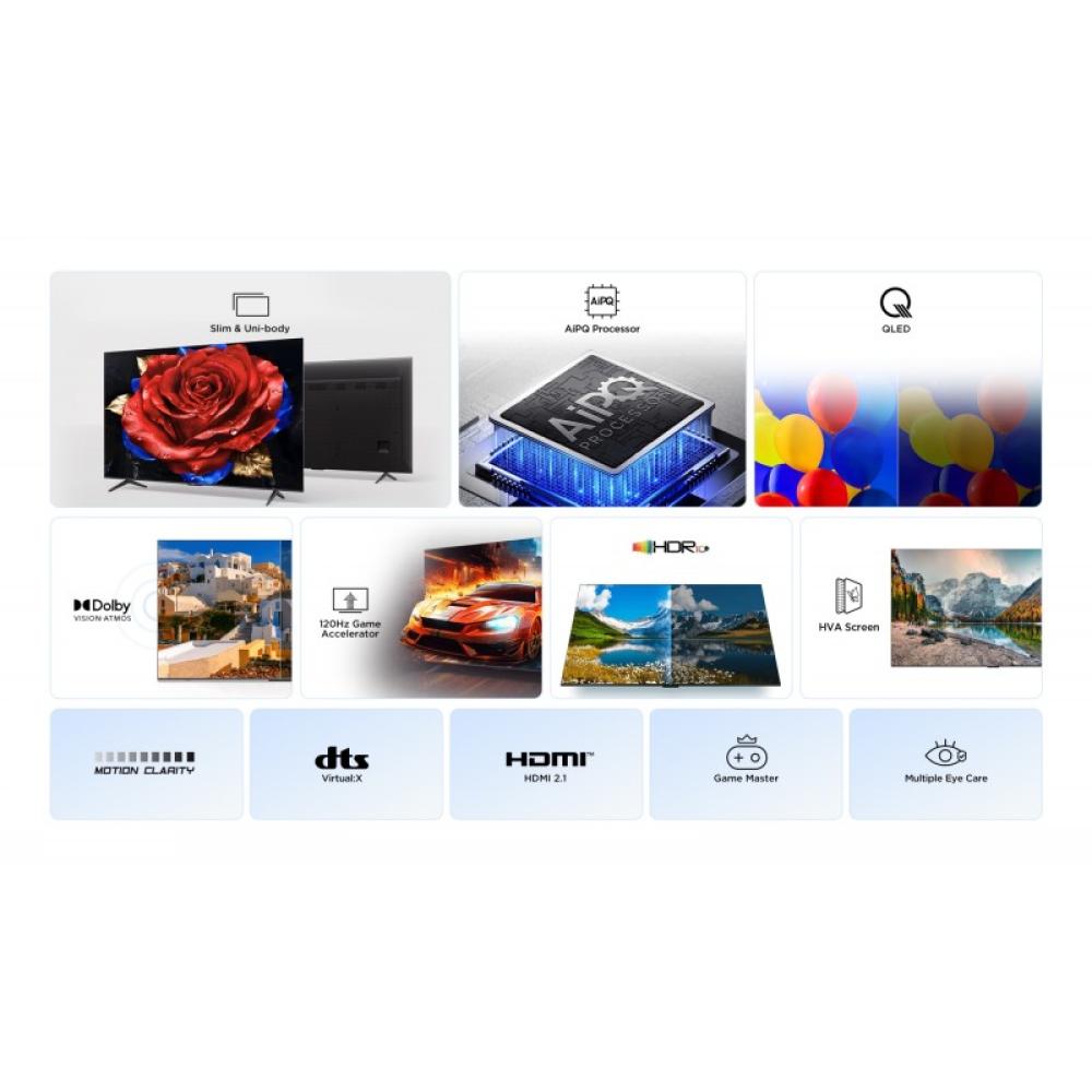 TCL - P7K 50P7K Televisor 127 cm (50") 4K Ultra HD Smart TV Wifi Metálico 430 cd / m²