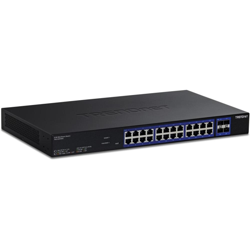 Trendnet - TEG-3284WS switch Gestionado 2.5G Ethernet (100/1000/2500) Negro