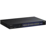 Trendnet - TEG-3284WS switch Gestionado 2.5G Ethernet (100/1000/2500) Negro