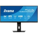 iiyama - ProLite XUB3493WQSU-B6 pantalla para PC 86,4 cm (34") 3440 x 1440 Pixeles UltraWide Quad HD LED Negro