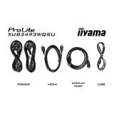 iiyama - ProLite XUB3493WQSU-B6 pantalla para PC 86,4 cm (34") 3440 x 1440 Pixeles UltraWide Quad HD LED Negro