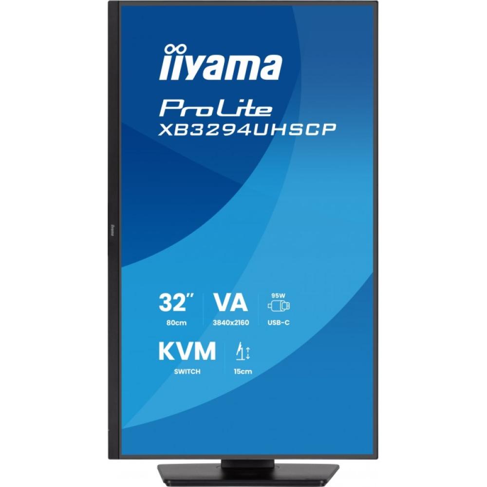 iiyama - ProLite XB3294UHSCP-B1 pantalla para PC 80 cm (31.5") 3840 x 2160 Pixeles 4K Ultra HD Negro