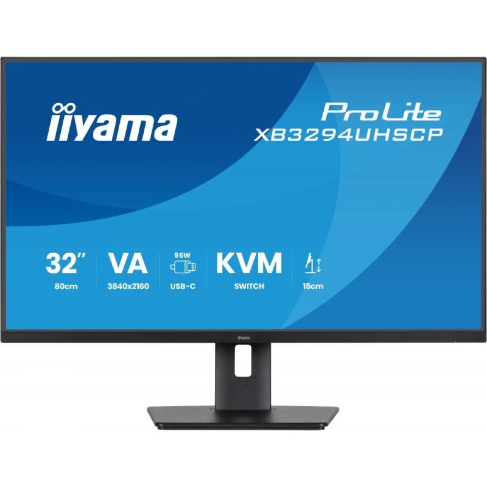 iiyama - ProLite XB3294UHSCP-B1 pantalla para PC 80 cm (31.5") 3840 x 2160 Pixeles 4K Ultra HD Negro