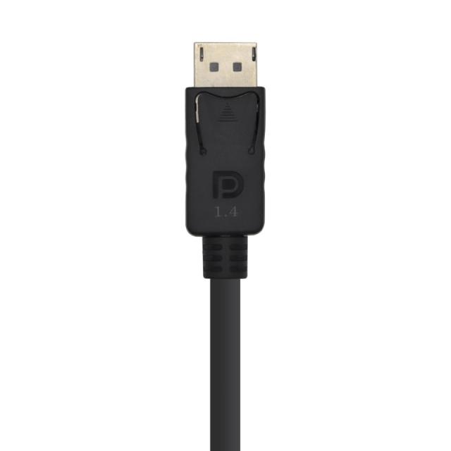 AISENS - Cable Displayport V1.4 8K@60HZ, DP/M-DP/M, Negro, 0.8m