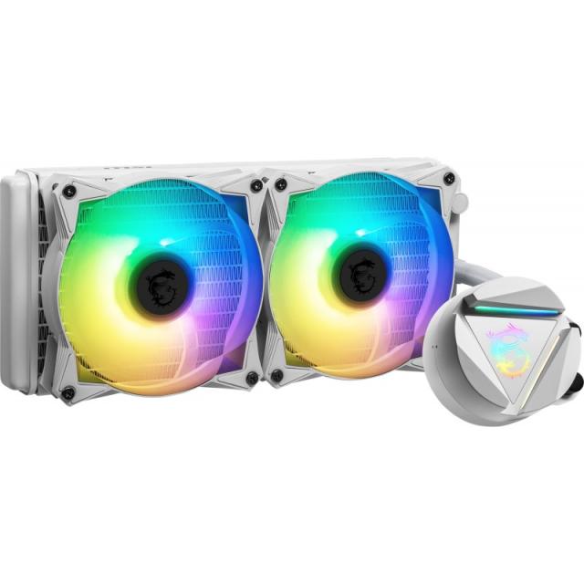 MSI - MAG CORELIQUID 240R V2 Carcasa del ordenador Enfriador 2,5 cm Blanco 1 pieza(s)