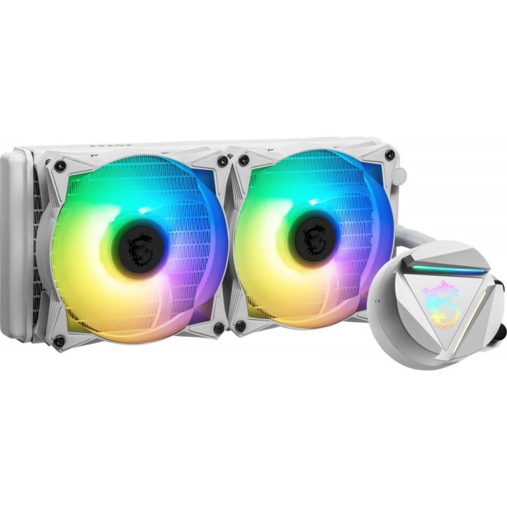 MSI - MAG CORELIQUID 240R V2 Carcasa del ordenador Enfriador 2,5 cm Blanco 1 pieza(s)