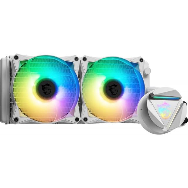 MSI - MAG CORELIQUID 240R V2 Carcasa del ordenador Enfriador 2,5 cm Blanco 1 pieza(s)