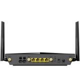 Cudy - P5 router inalámbrico Gigabit Ethernet Doble banda (2,4 GHz / 5 GHz) 5G Negro