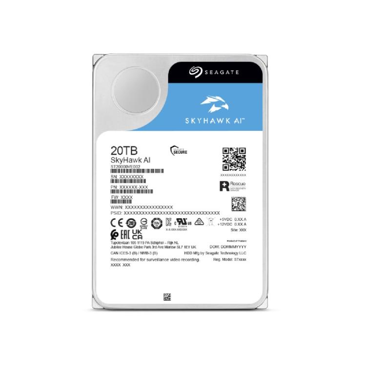 Seagate - SkyHawk AI disco duro interno 16 TB 7200 RPM 512 MB 3.5" Serial ATA III