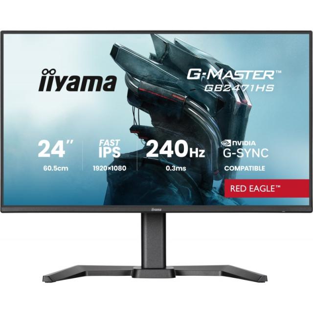 iiyama - G-MASTER GB2471HS-B1 pantalla para PC 60,5 cm (23.8") 1920 x 1080 Pixeles Full HD Negro