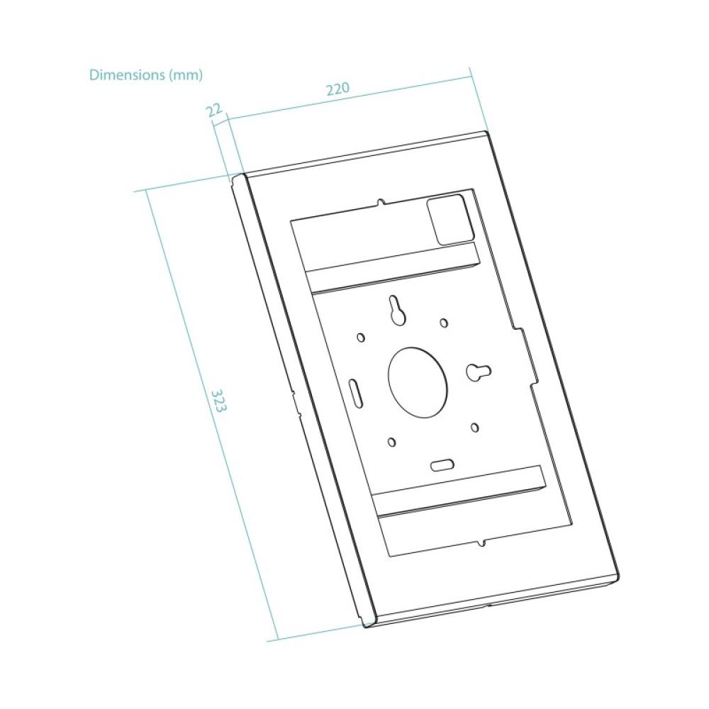 TooQ - Marco Antirrobo para Tablets de 11”, Negro