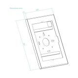 TooQ - Marco Antirrobo para Tablets de 11”, Negro