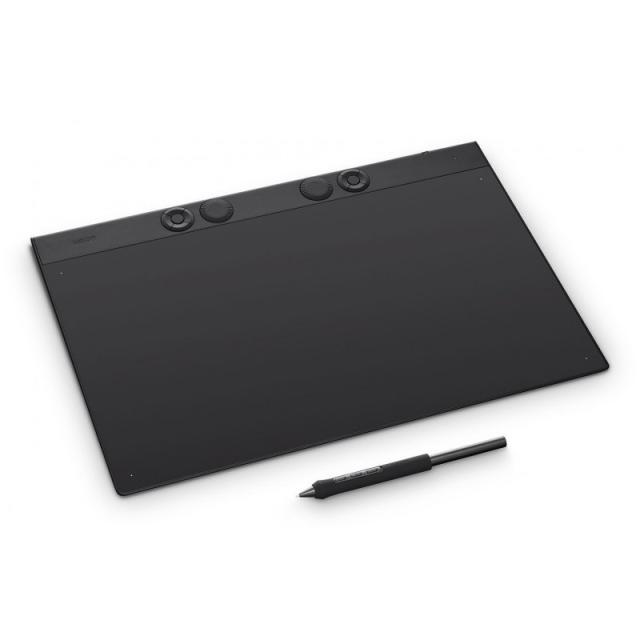 Wacom - Intuos Pro Large tableta digitalizadora Negro 349 x 195 mm USB/Bluetooth