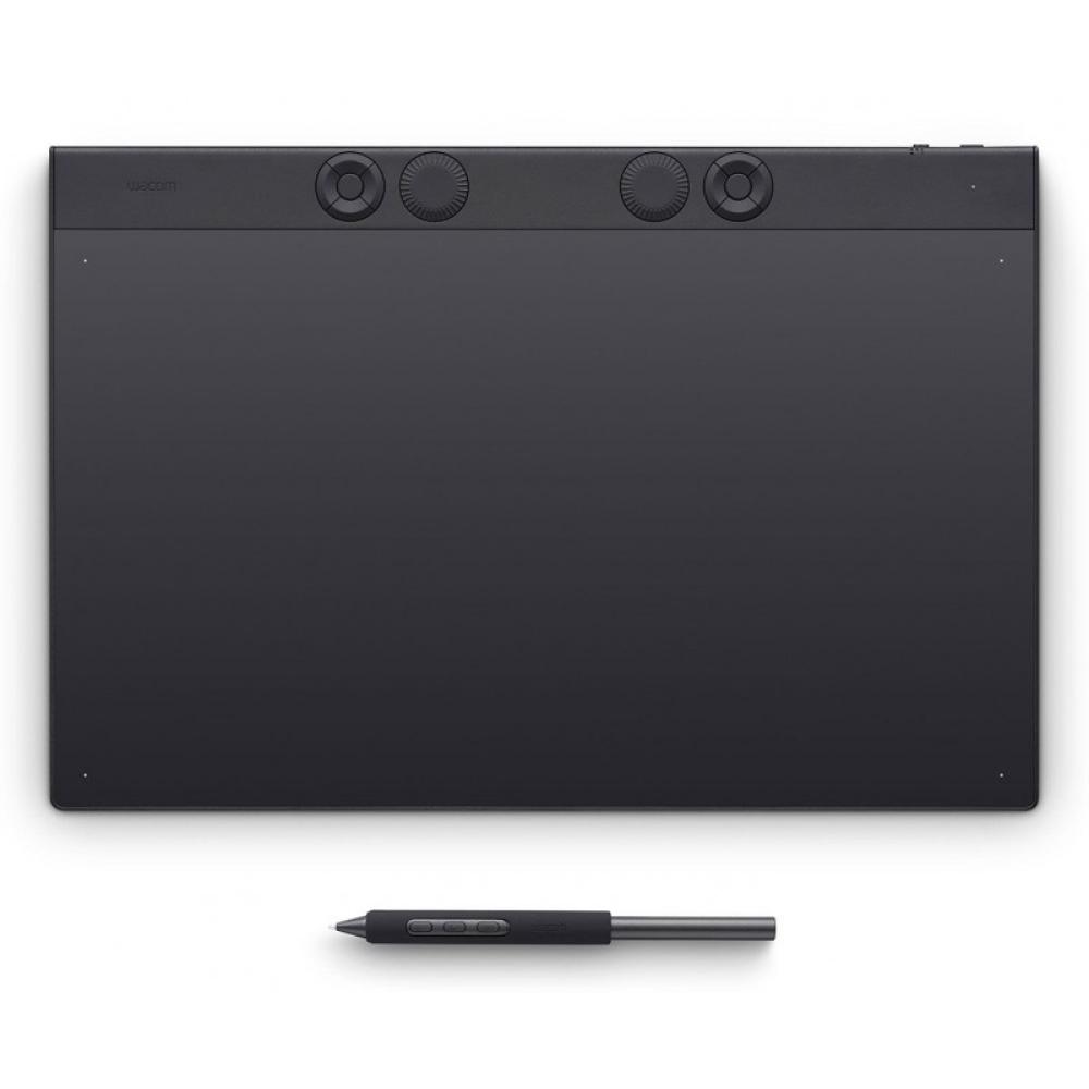 Wacom - Intuos Pro Large tableta digitalizadora Negro 349 x 195 mm USB/Bluetooth