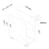 Neomounts - THINCLIENT-10 Soporte para mini PC - máx 10 kg - universal
