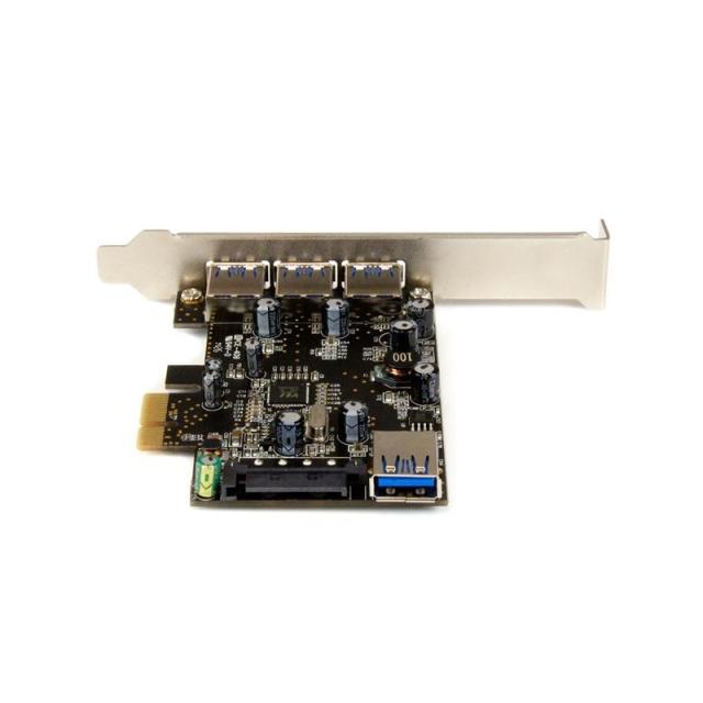StarTech.com - Tarjeta PCI Express con 4 Puertos USB 3.0