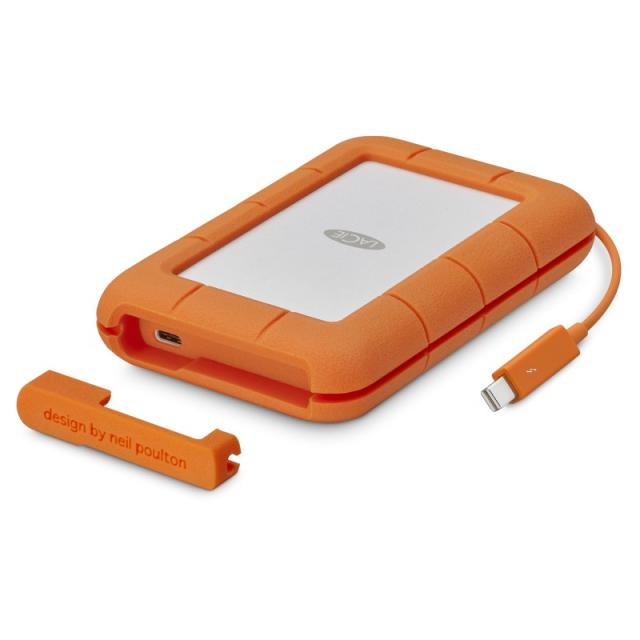 LaCie - Rugged USB-C disco duro externo 5 TB Gris, Amarillo