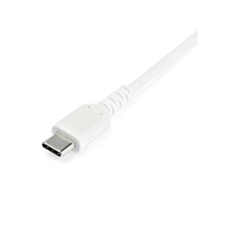 StarTech.com - Cable de Carga USB-A a USB-C de 1m - Cable de Carga Rápida y Sincronización USB 2.0 de Servicio Pesa - RUSB2AC1MW