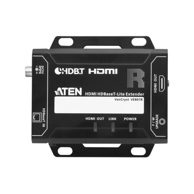 ATEN - VE801R extensor audio/video Receptor AV Negro