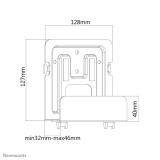 Neomounts - AWL-440BL Soporte para reproductor multimedia - universal