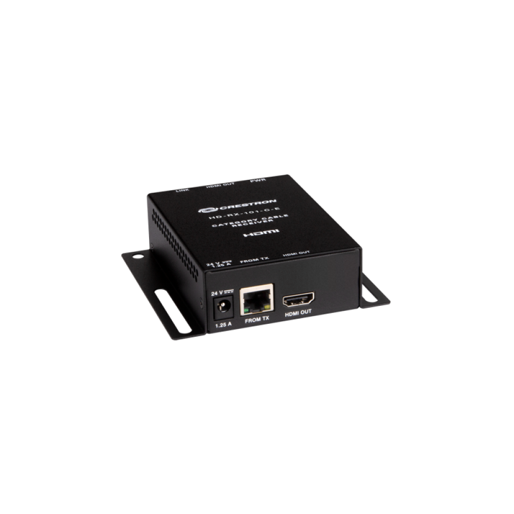 Crestron - CRESTRON DM LITE – HDMI OVER CATX RECEIVER, SURFACE MOUNT (HD-RX-101-C-E) 6509887