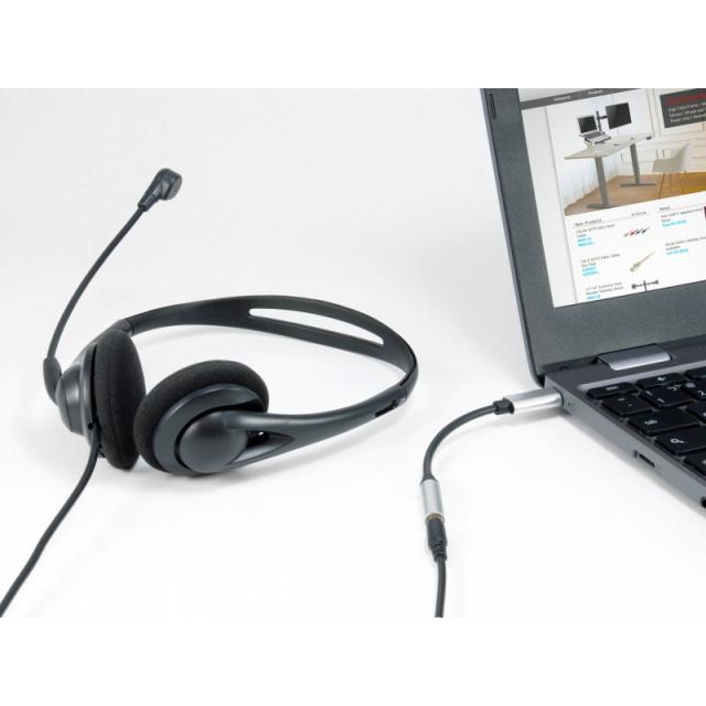 Equip - Adaptador de audio de USB-C a 3,5 mm