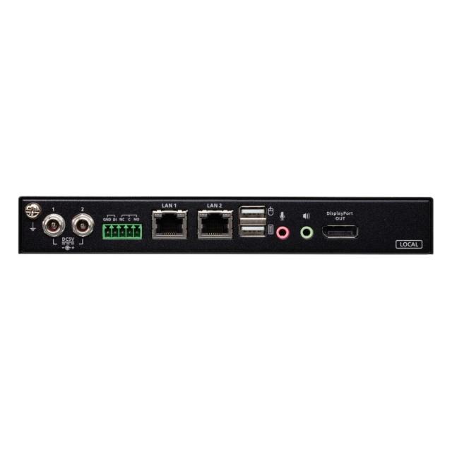 ATEN - 1 switch KVM a través de IP DisplayPort 4K de un solo puerto para acceso a recurso compartido local/remoto