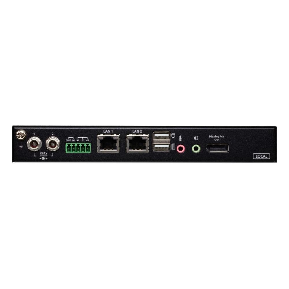 ATEN - 1 switch KVM a través de IP DisplayPort 4K de un solo puerto para acceso a recurso compartido local/remoto
