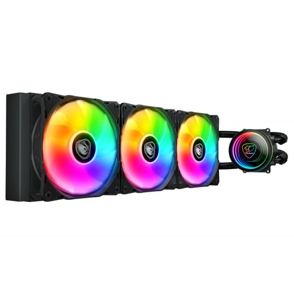 COUGAR - CGR-PSDELRGB-B-360 Procesador Sistema de refrigeración líquida todo en uno 12 cm Negro