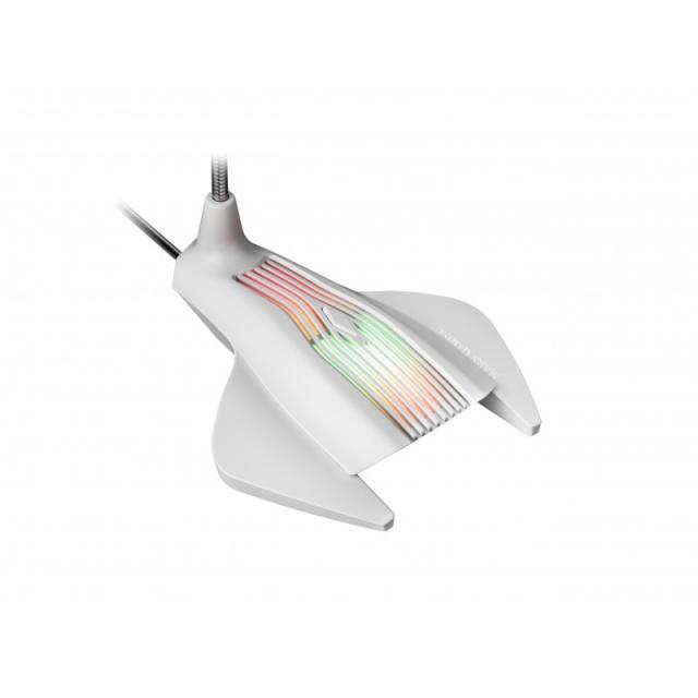 Mars Gaming - MMICX, Micrófono Estudio Profesional LED, Mute, USB+Jack 3.5mm, Negro