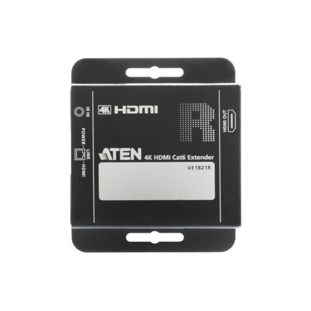 ATEN - VE1821-AT-G extensor audio/video Transmisor y receptor de señales AV Negro