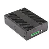 StarTech.com - Switch Conmutador Industrial Ethernet Gigabit 6 Puertos - 4x RJ45 PoE - 2 Ranuras SFP PoE+ de 30W 12-48VDC DIN (I