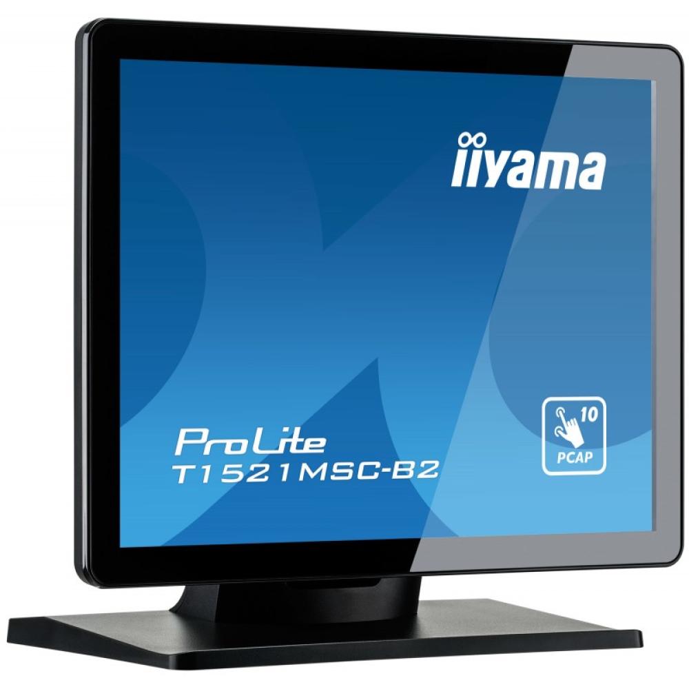 iiyama - ProLite T1521MSC-B2 pantalla para PC 38,1 cm (15") 1024 x 768 Pixeles XGA LED Pantalla táctil Mesa Negro
